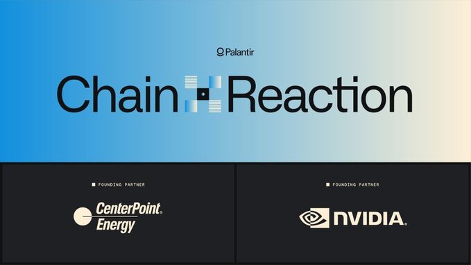 Image for the Tweet beginning: $PLTR just launched Chain Reaction